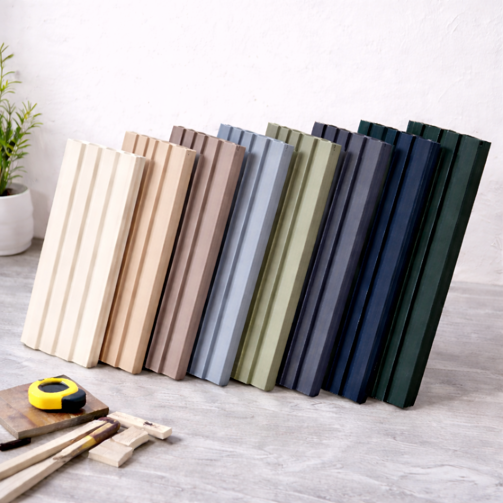 WPC louvers for contemporary interiors